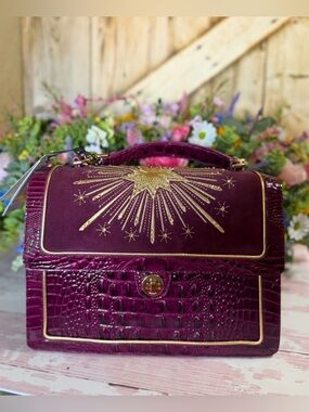 BRAHMIN HALLIE REVEL LIMITED EDITION SUGAR PLUM NWT RETIRED HARDTOFIND! Purple
